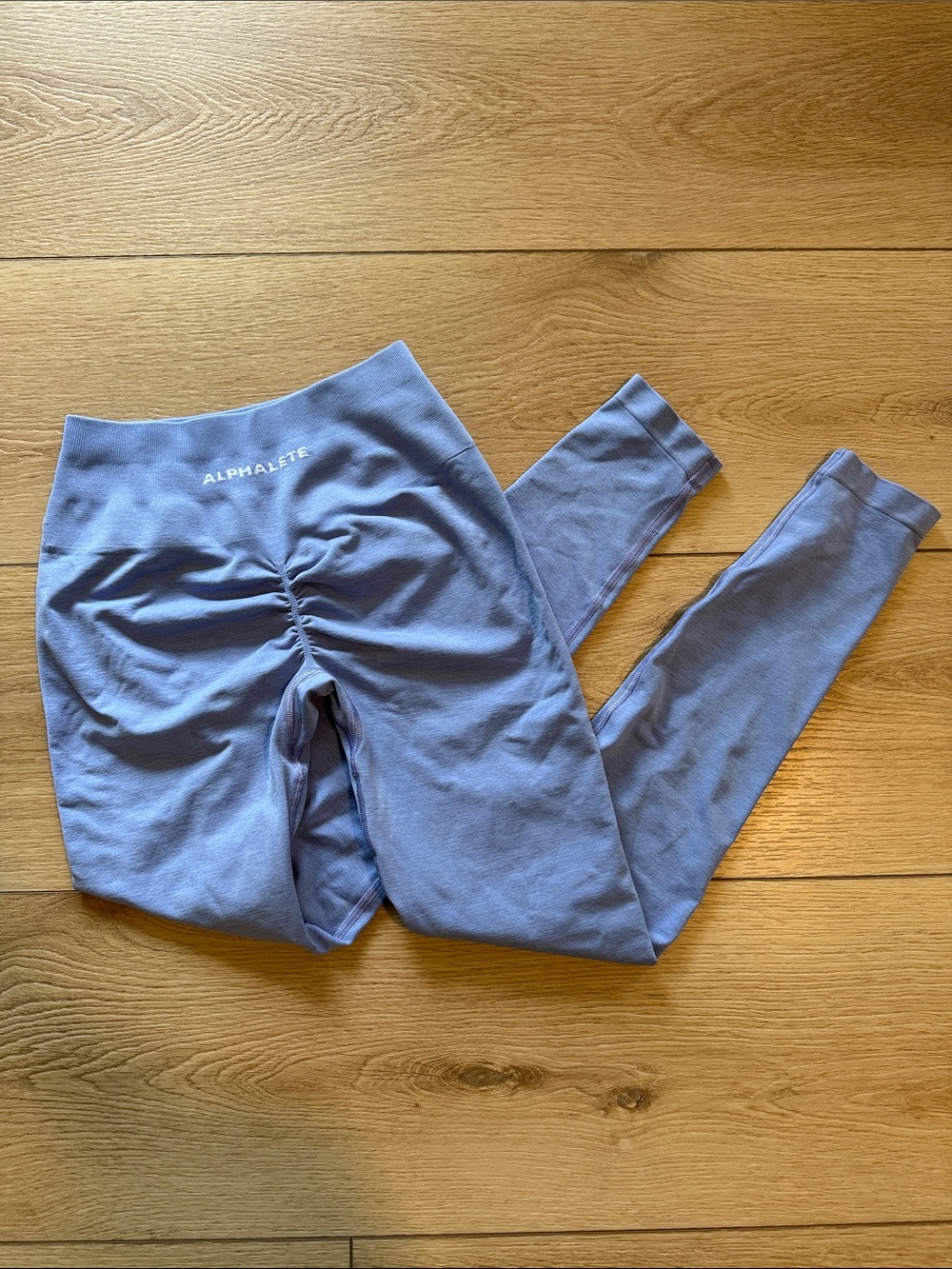 Alphalete Amplify Leggings Periwinkle High Waisted size Medium